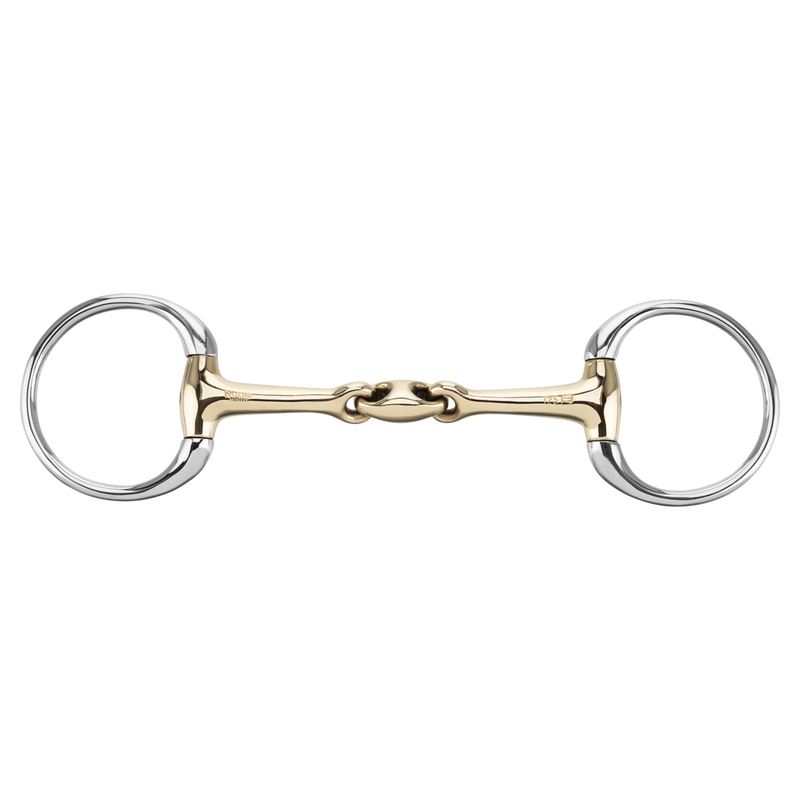 Sprenger KK Ultra Sensogan Eggbutt 14mm Single Jointed Horse Bit With 65mm Stainless Steel Rings