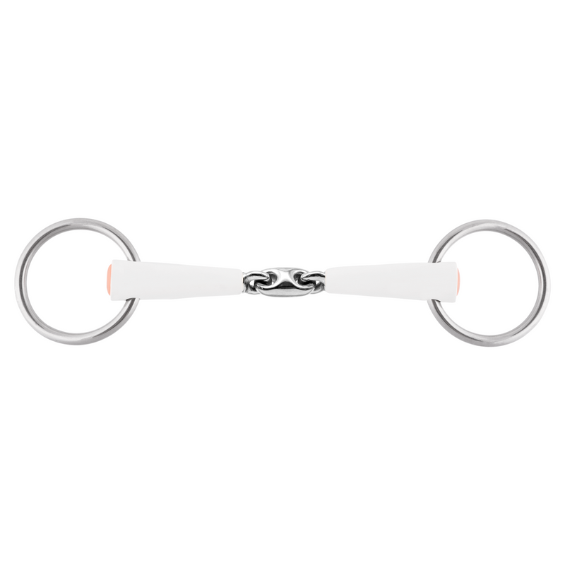 Nathe 18mm Loose Ring Snaffle Double Jointed With 55mm Ring