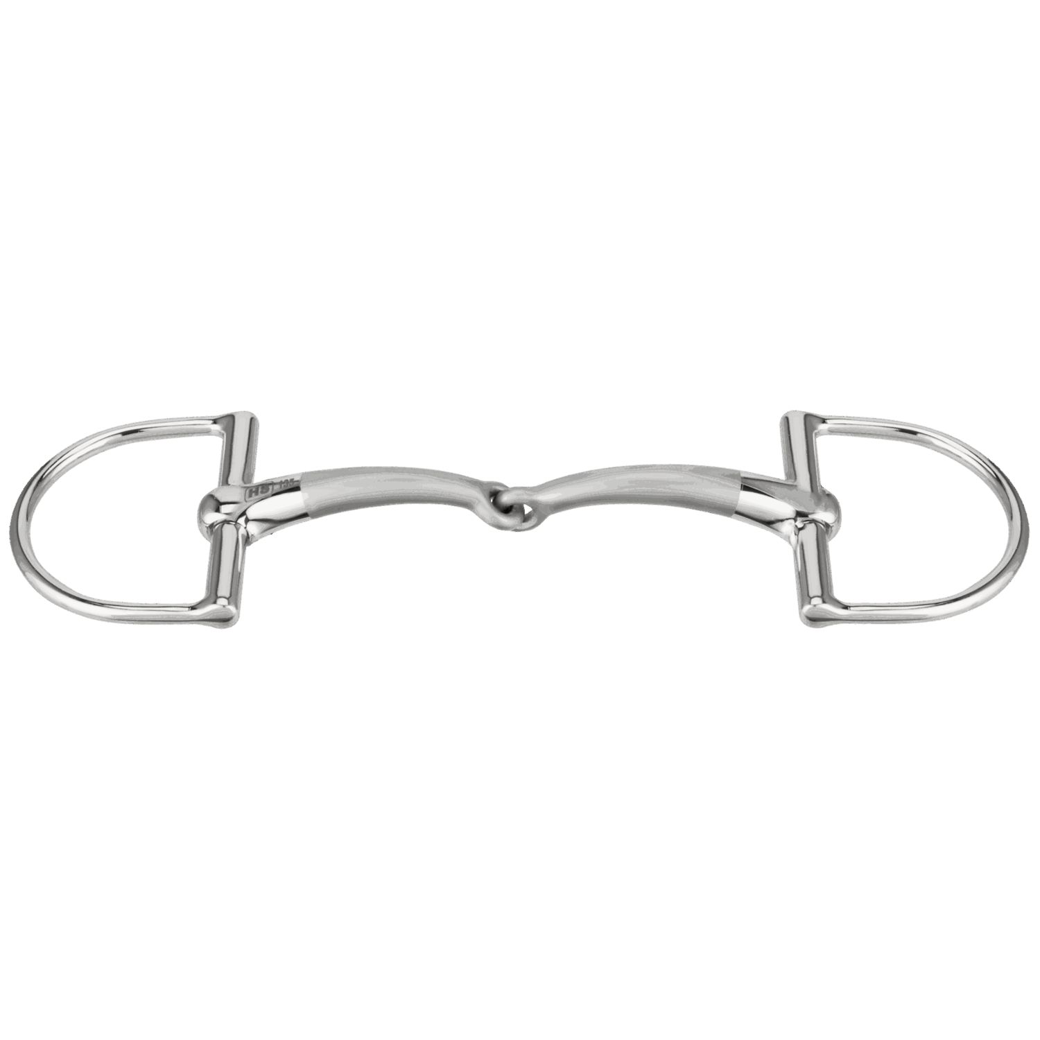 Sprenger Satinox D-Ring 14mm Stainless Steel Single Jointed 90mm Ring Snaffle