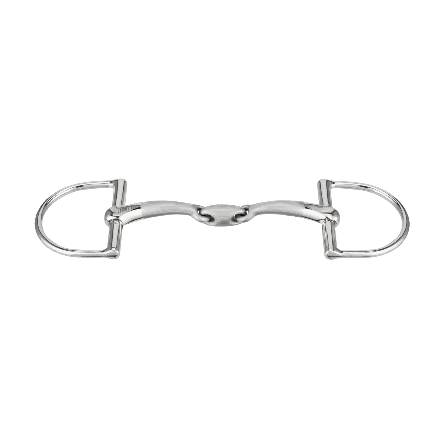 Sprenger Satinox D-Ring 14mm Stainless Steel Double Jointed 90mm Ring Snaffle