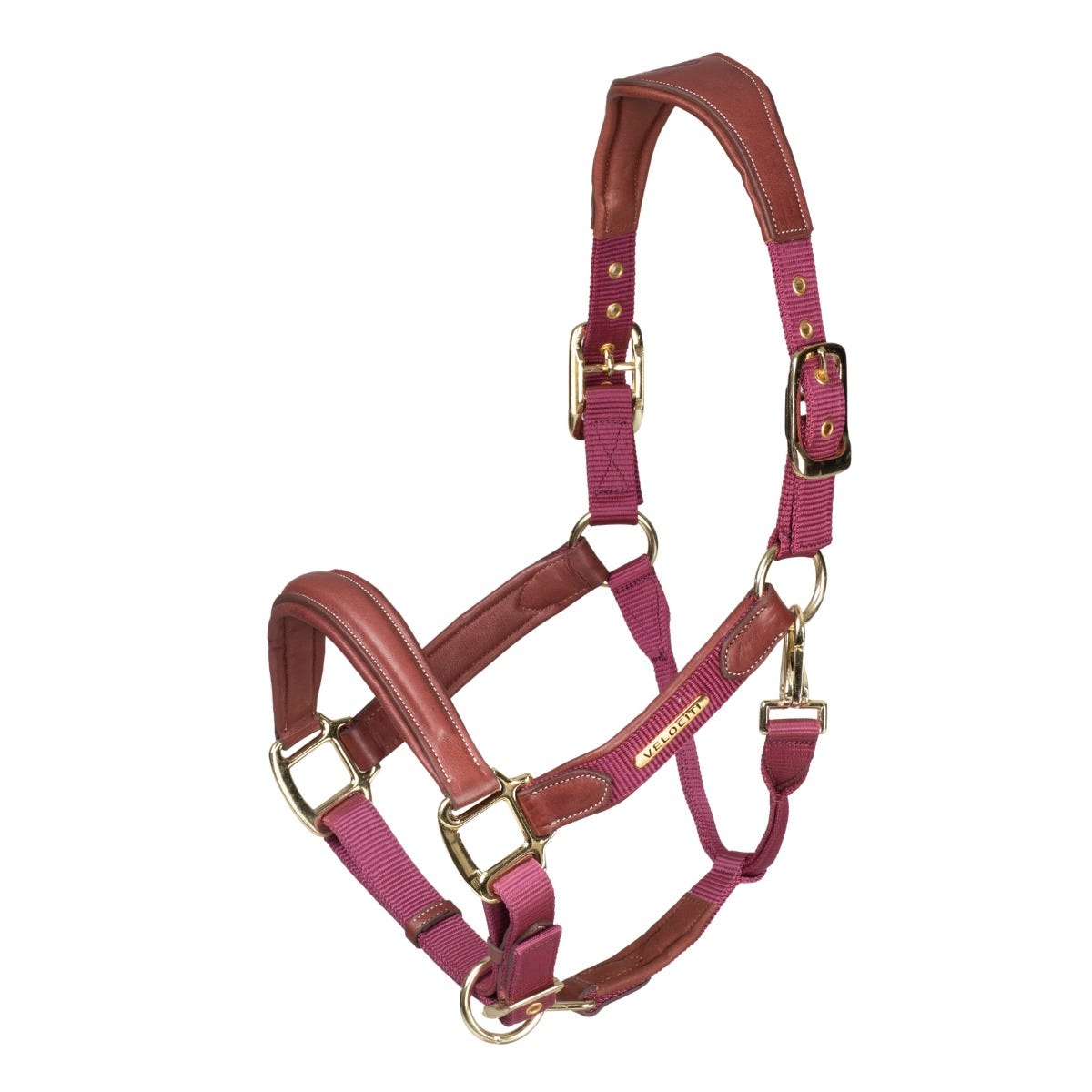 Shires Velociti Lusso gepolstertes Lederhalfter