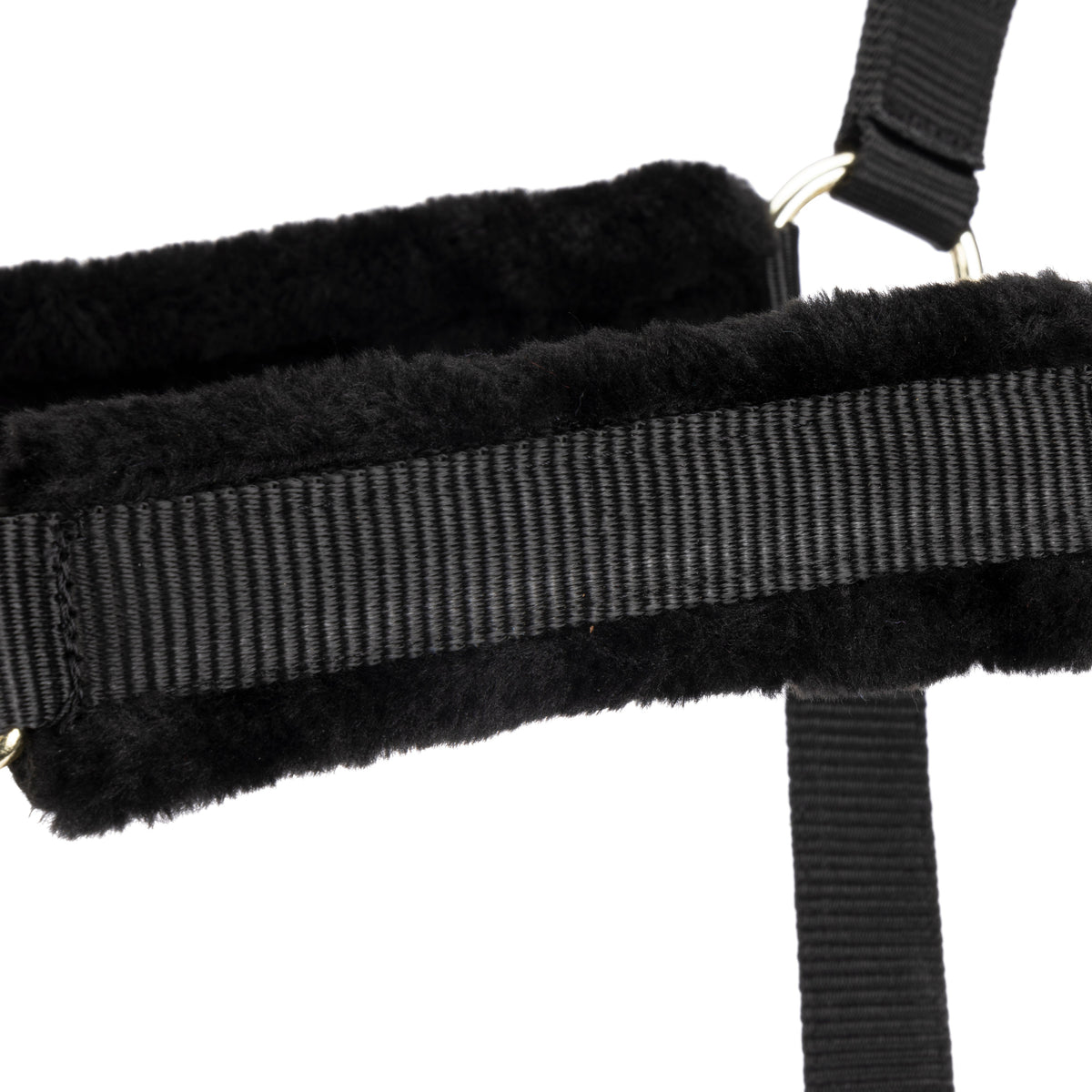 Shires ARMA Faux Fur Logo Headcollar & Lead Rope