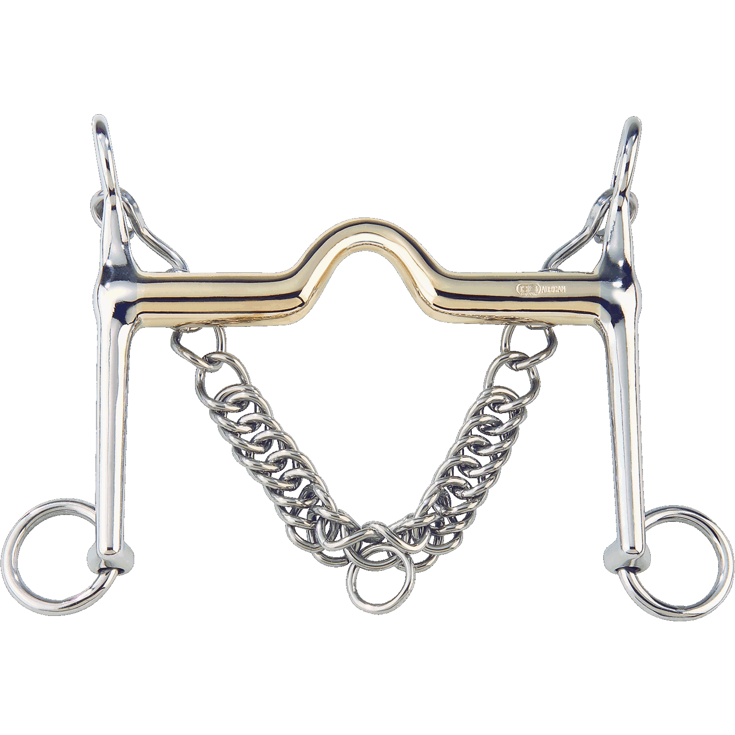 Sprenger Weymouth Bit 5cm Shank Aurigan + Ss Cheeks
