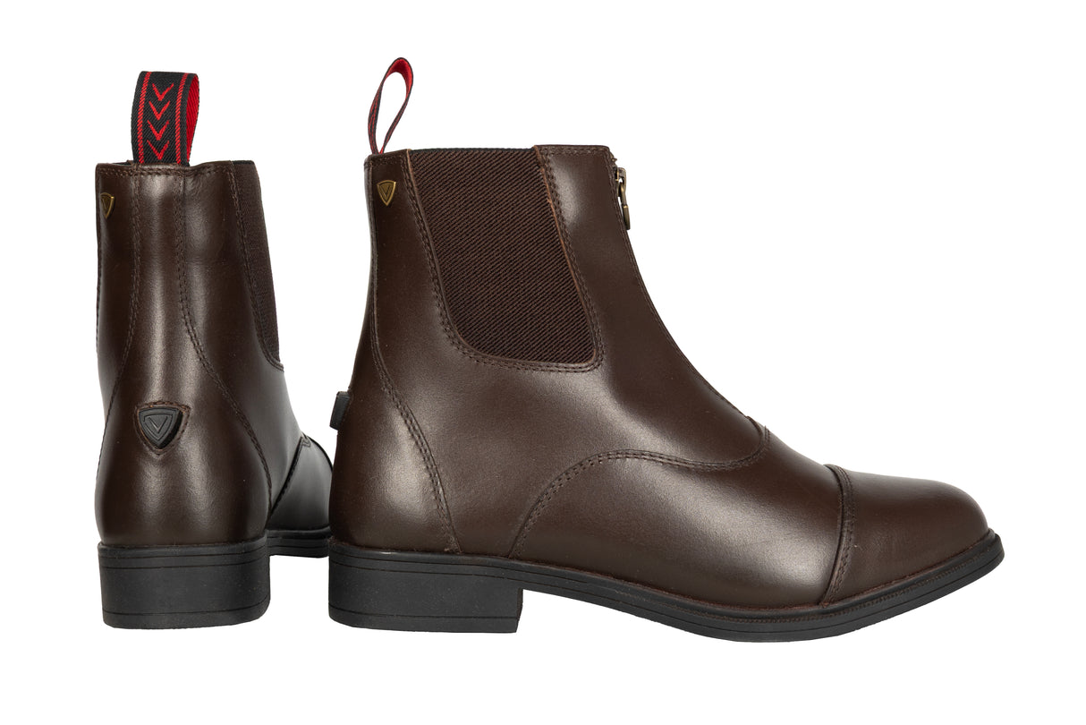 ProPriverno Davanti Zip Paddock Boot by Hy Equestrian #colour_brown