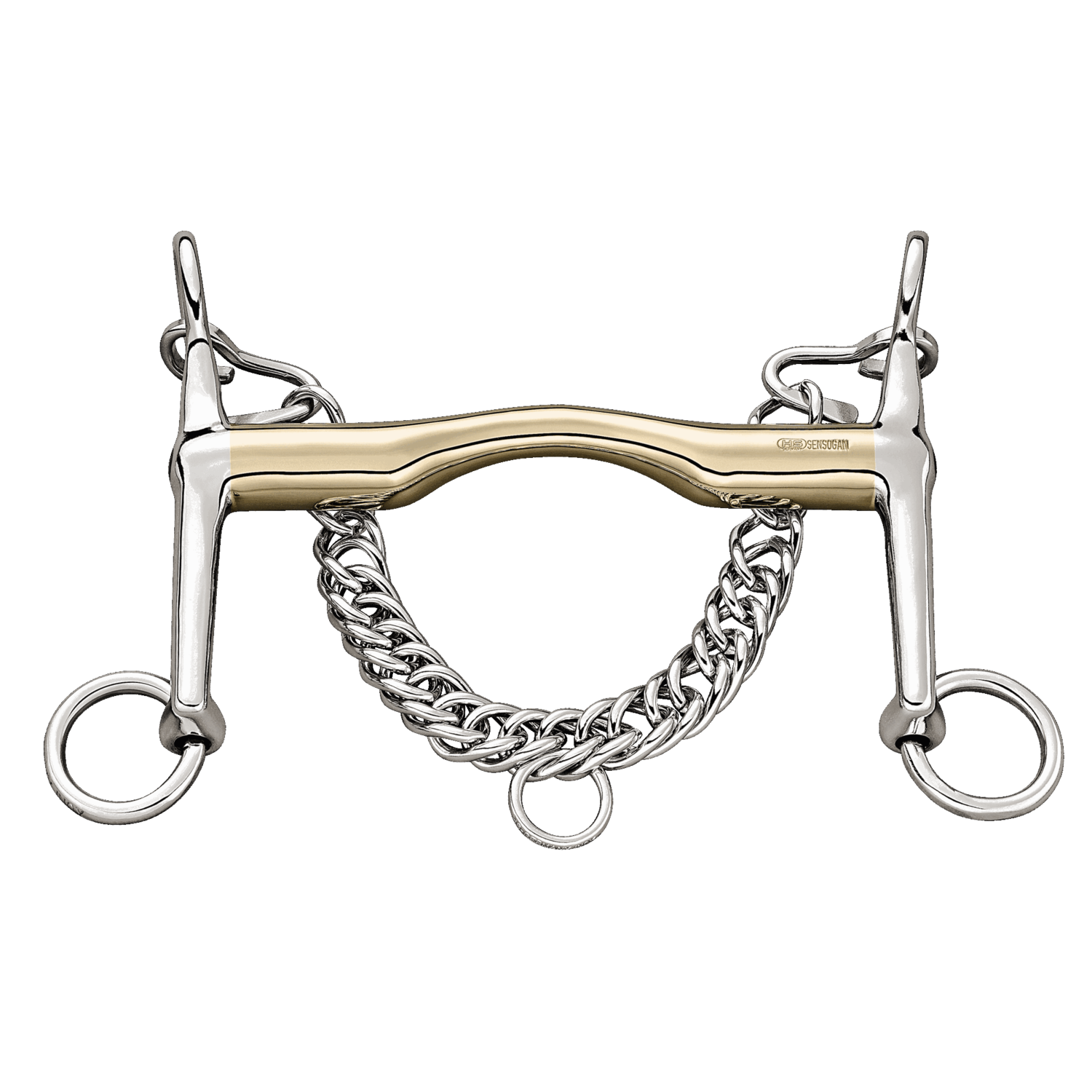 Sprenger Weymouth Bit "FC" Sensogan 18mm With 5cm Stainless Steel Cheeks