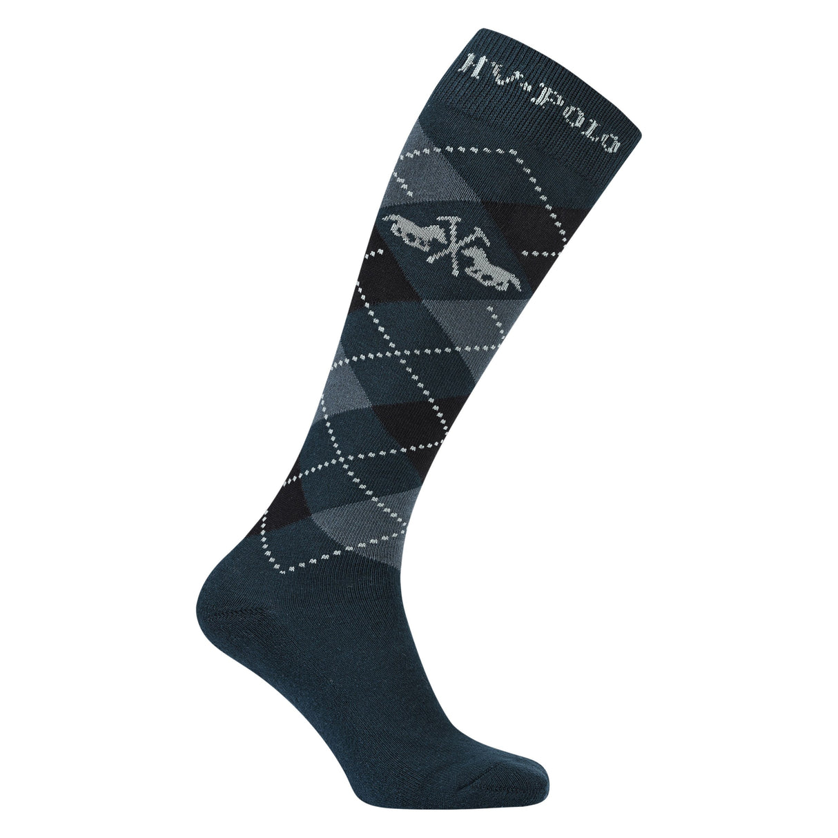 HV Polo Argyle Socks #colour_duck-green