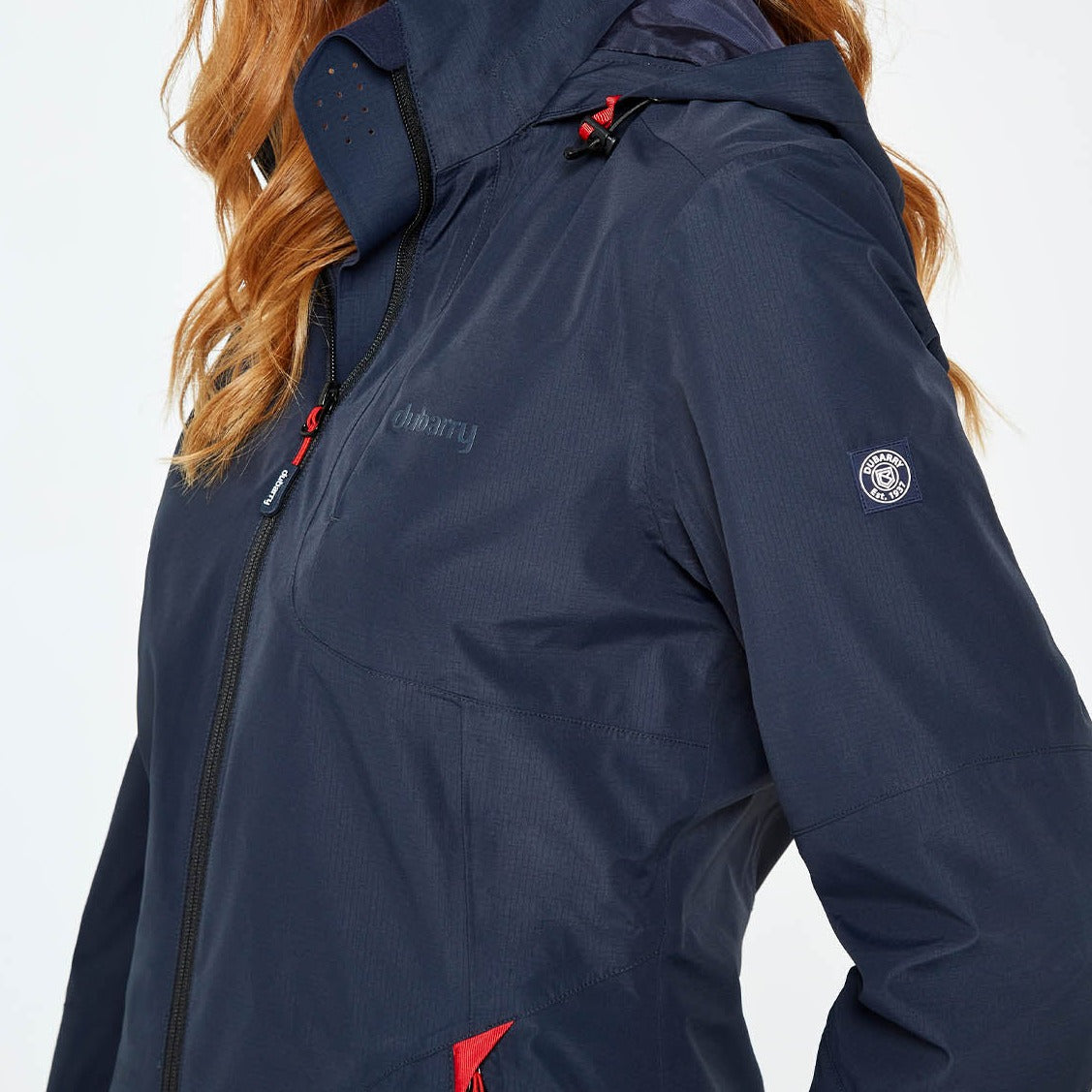 Dubarry Womens Capeclear Waterproof Jacket #colour_navy