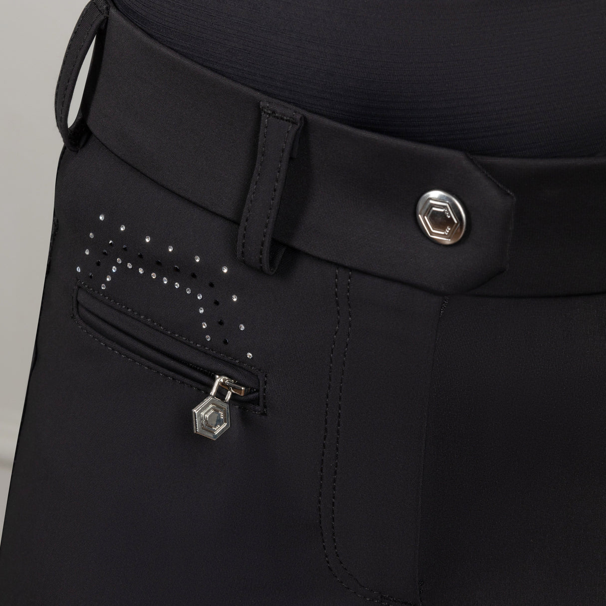 Coldstream Next Generation Hamilton Sparkle Breeches #colour_black
