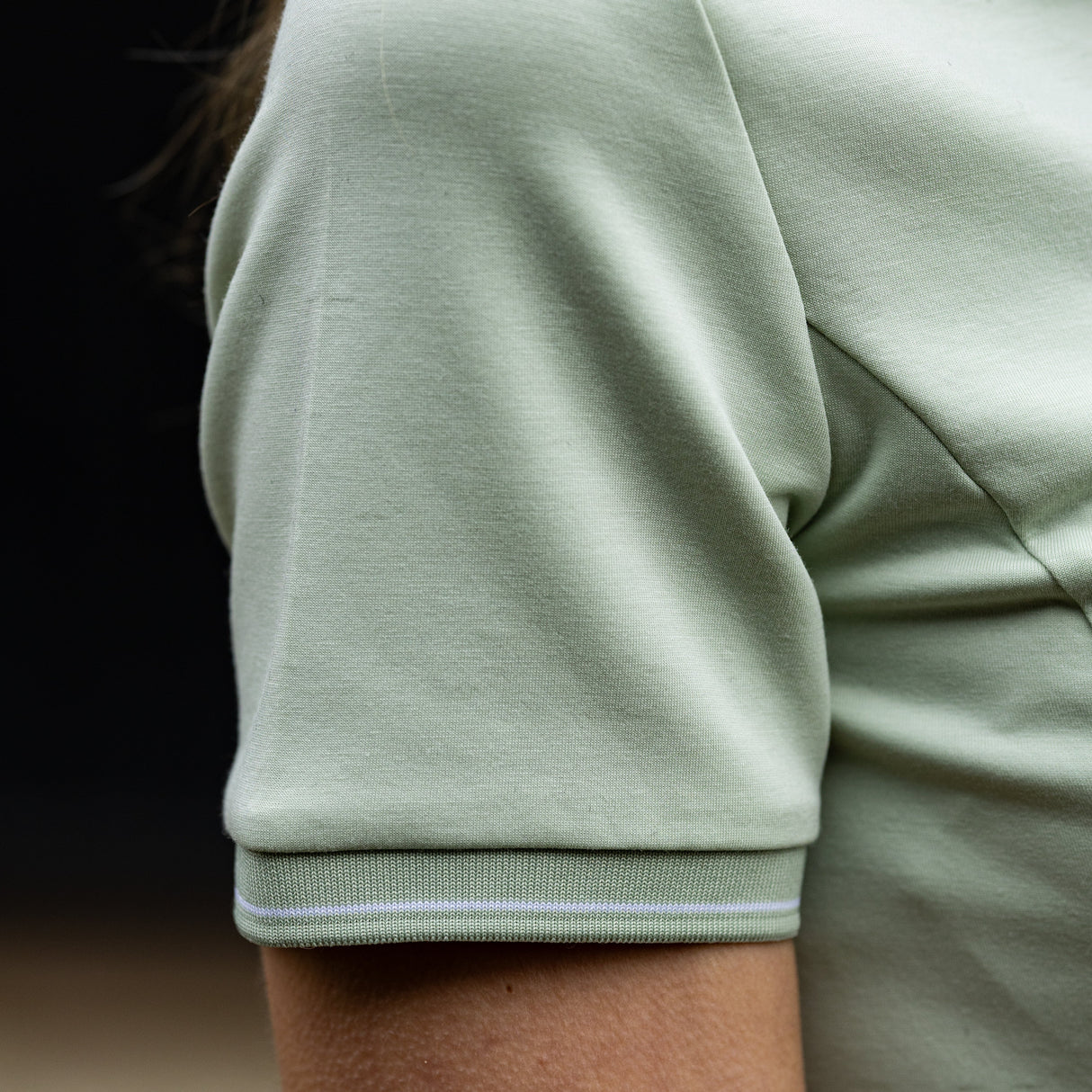 Woof Wear Tech Polo Shirt #colour_sage