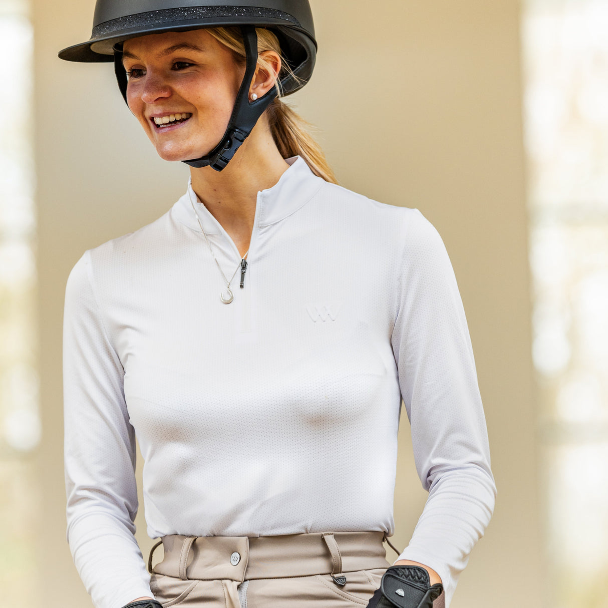 Woof Wear iVent Long Sleeve Shirt #colour_white