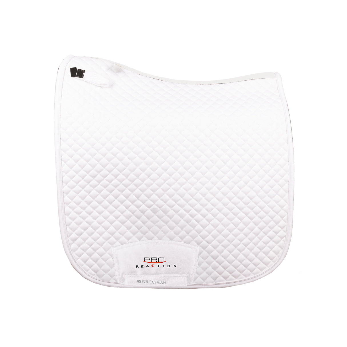 ProReaction Pima Dressage Saddle Pad by Hy Equestrian #colour_white