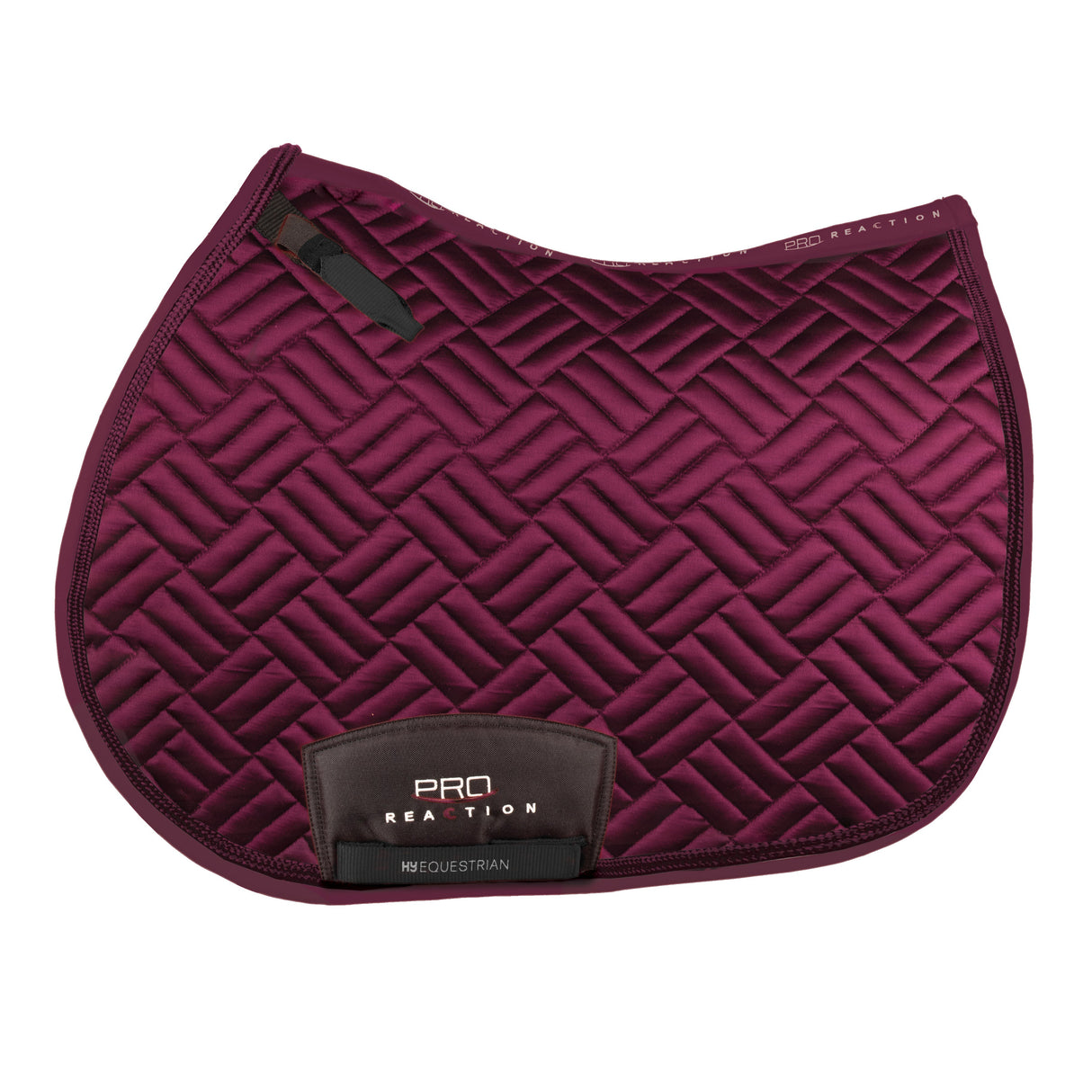ProReaction Recherché GP/Jumping Saddle Pad by Hy Equestrian #colour_french-merlot