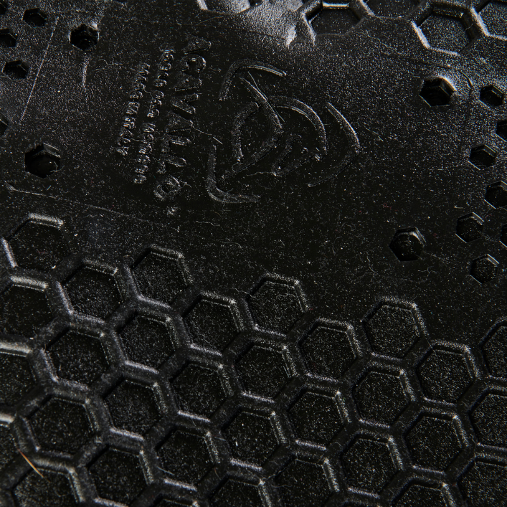 Acavallo Pad MF WFS Suede Hexagonal Gel Front Riser #colour_white