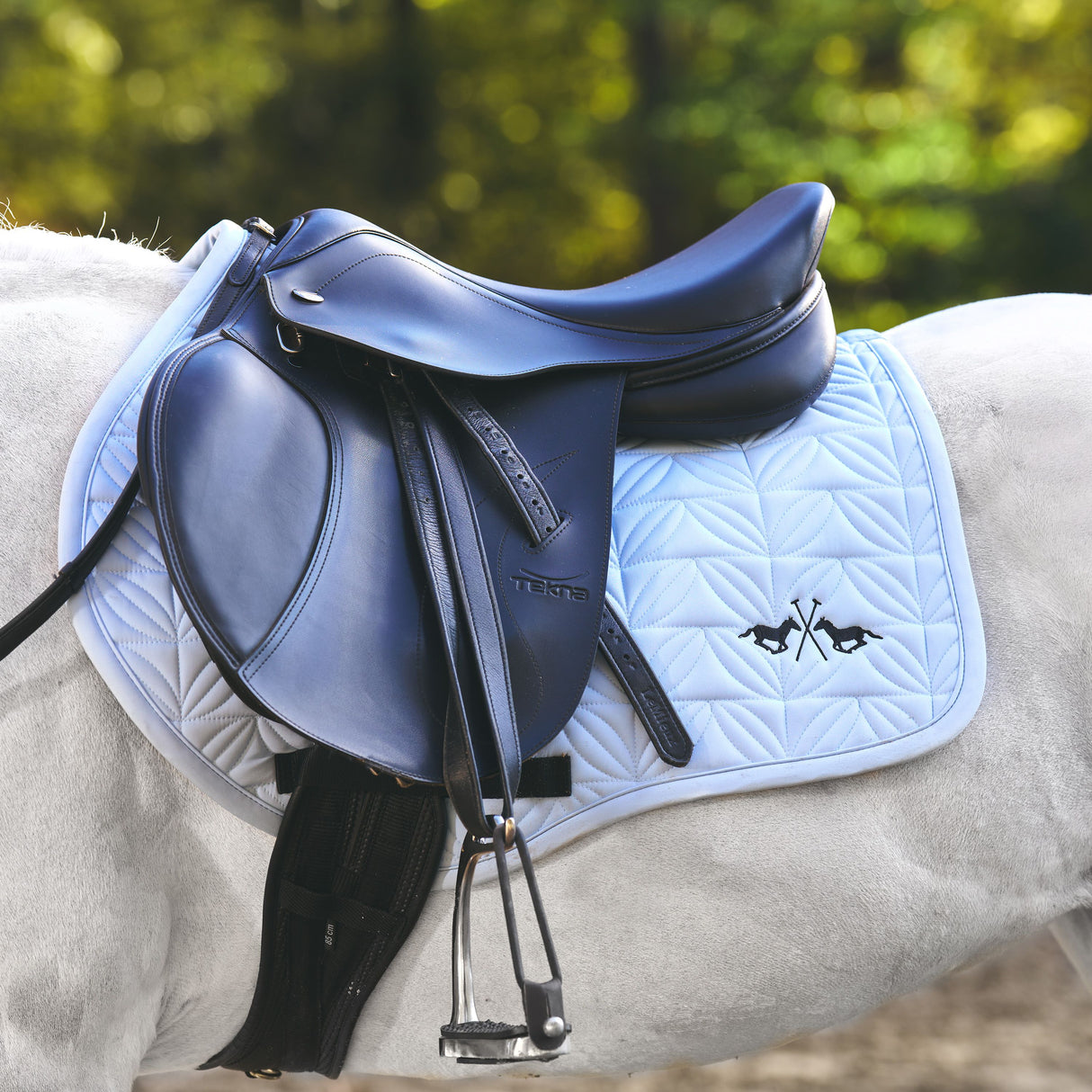 HV Polo Sachie GP Saddlepad #colour_powder-blue