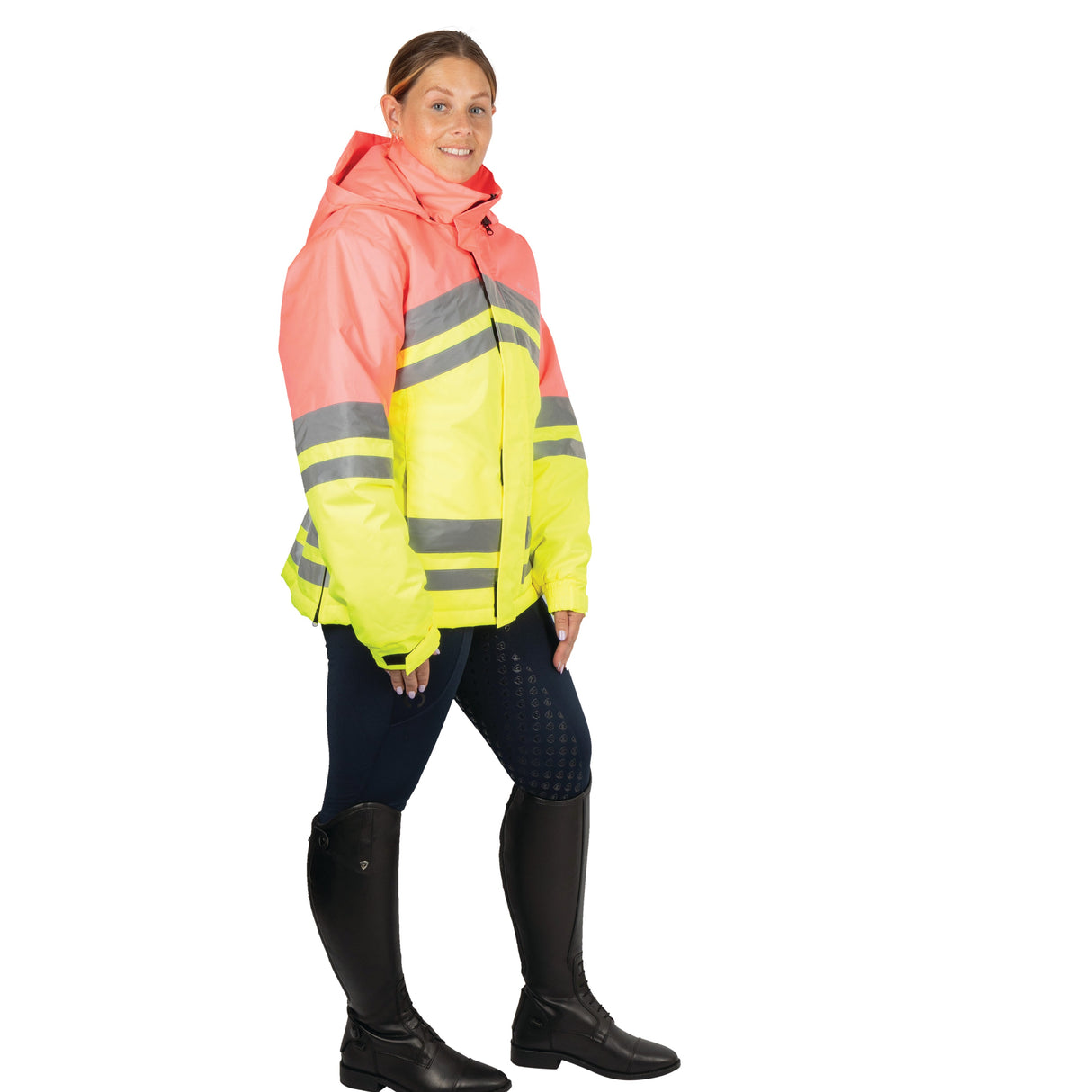 Reflector Two Tone Coat by Hy Equestrian