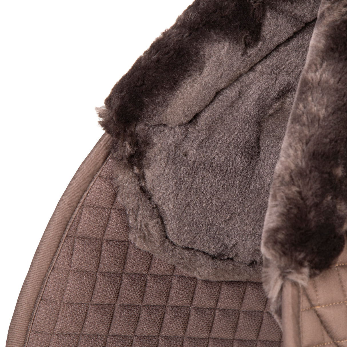 Shires ARMA SupaFleece Saddlecloth #colour_brown