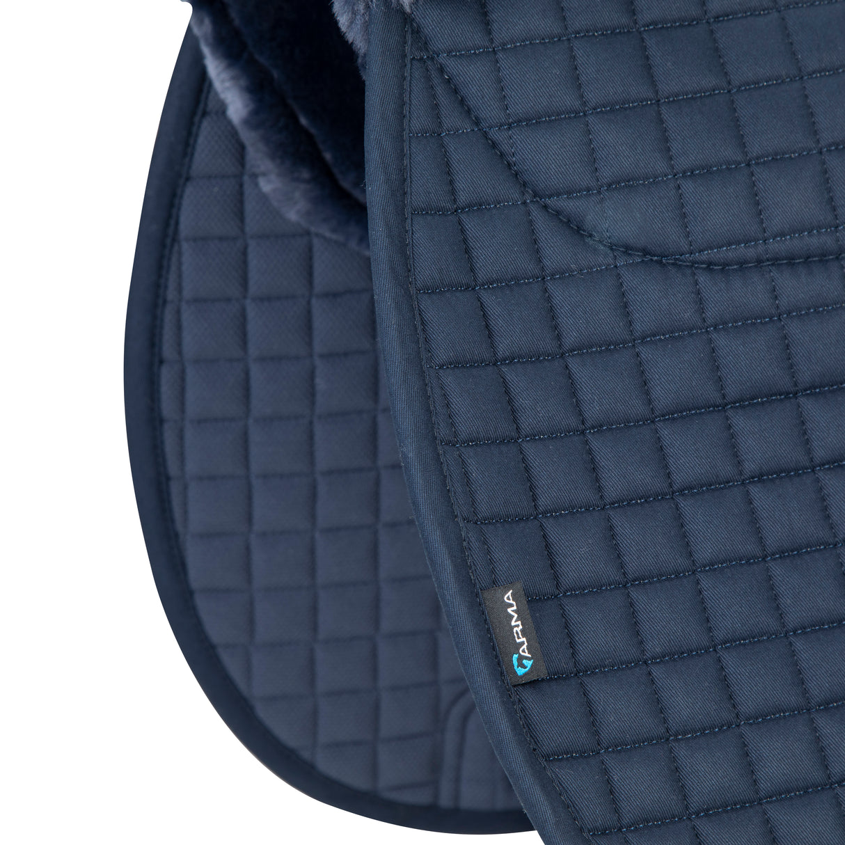 Shires ARMA SupaFleece Saddlecloth #colour_navy