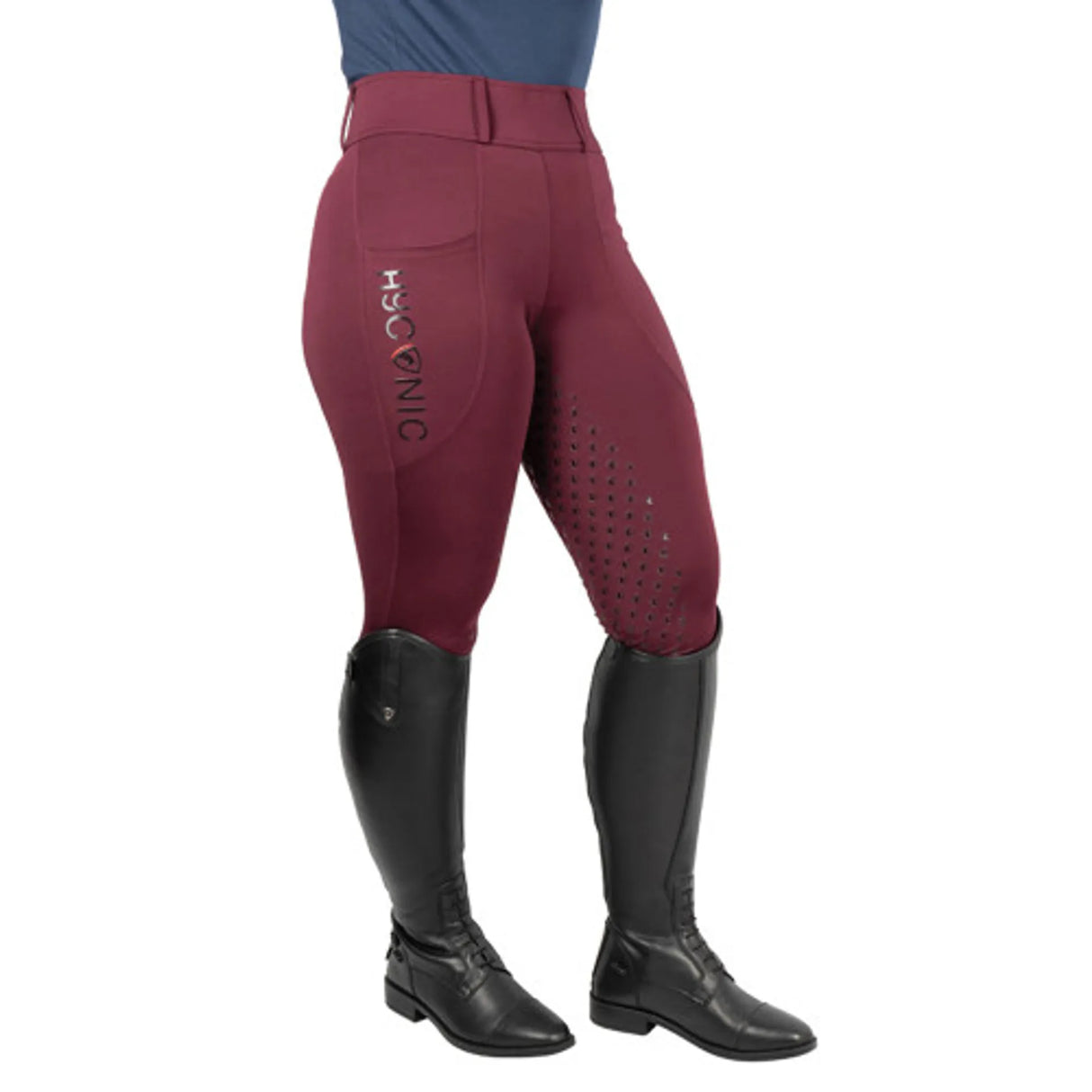 HyCONIC Children's Torrellas Riding Tights #colour_wine