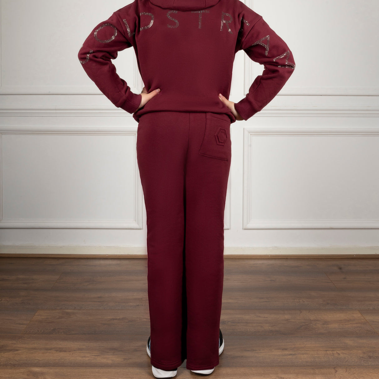 Coldstream Next Generation Cheswick Diamante Lounge Pants #colour_windsor-wine