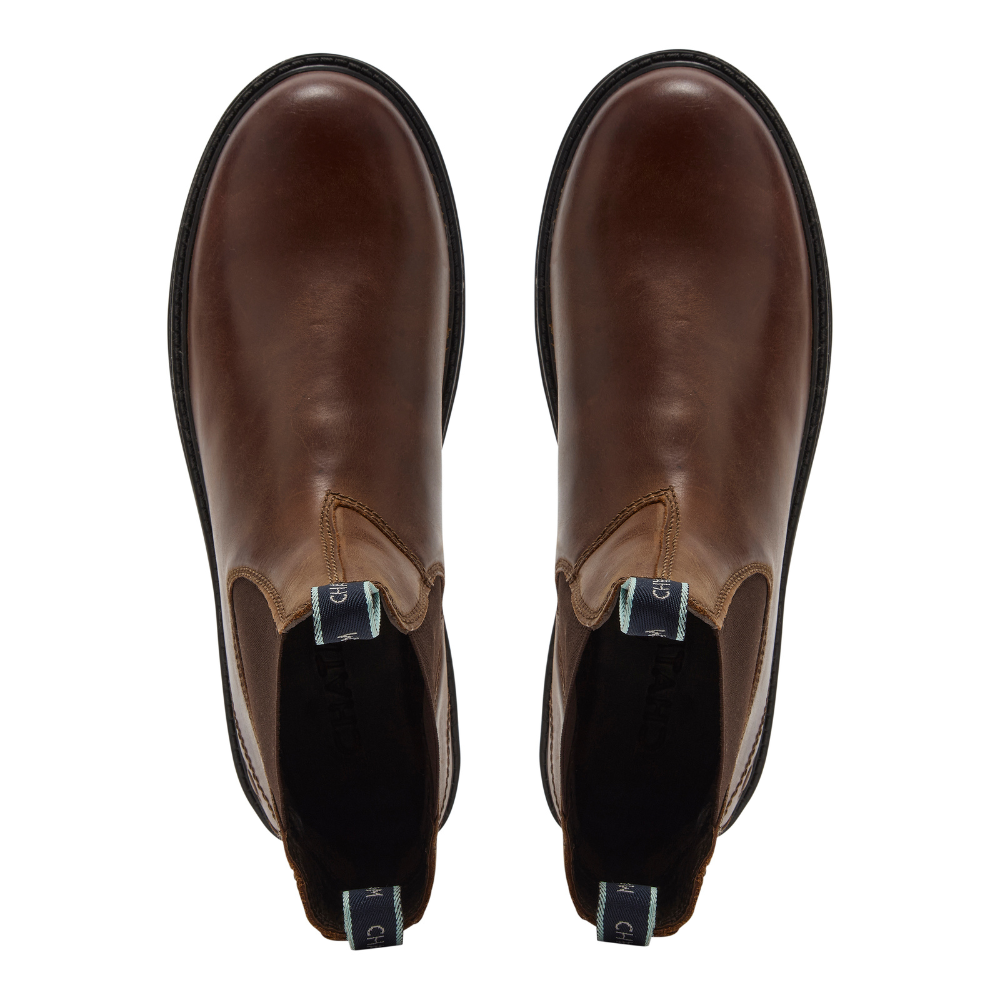 Chatham Kildale Premium Oiled Leather Chelsea Boots #colour_tan