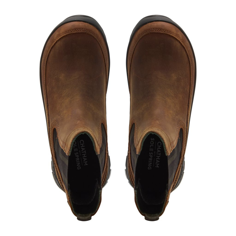 Chatham Ladies Badminton Waterproof Chelsea Boots #colour_tan