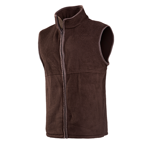 Baleno Harvey Mens Fleece Bodywarmer #colour_chocolate