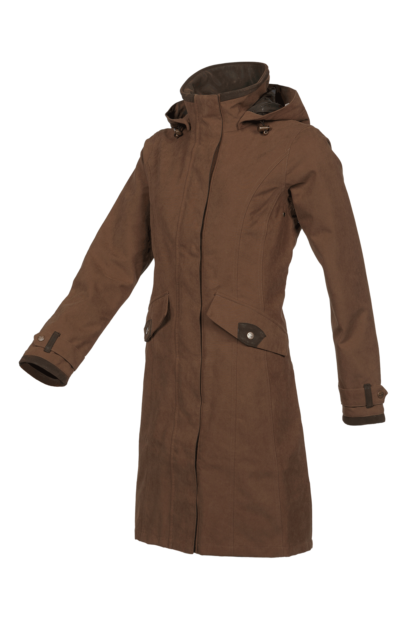 Baleno Chelsea Ladies Country Coat #colour_earth-brown