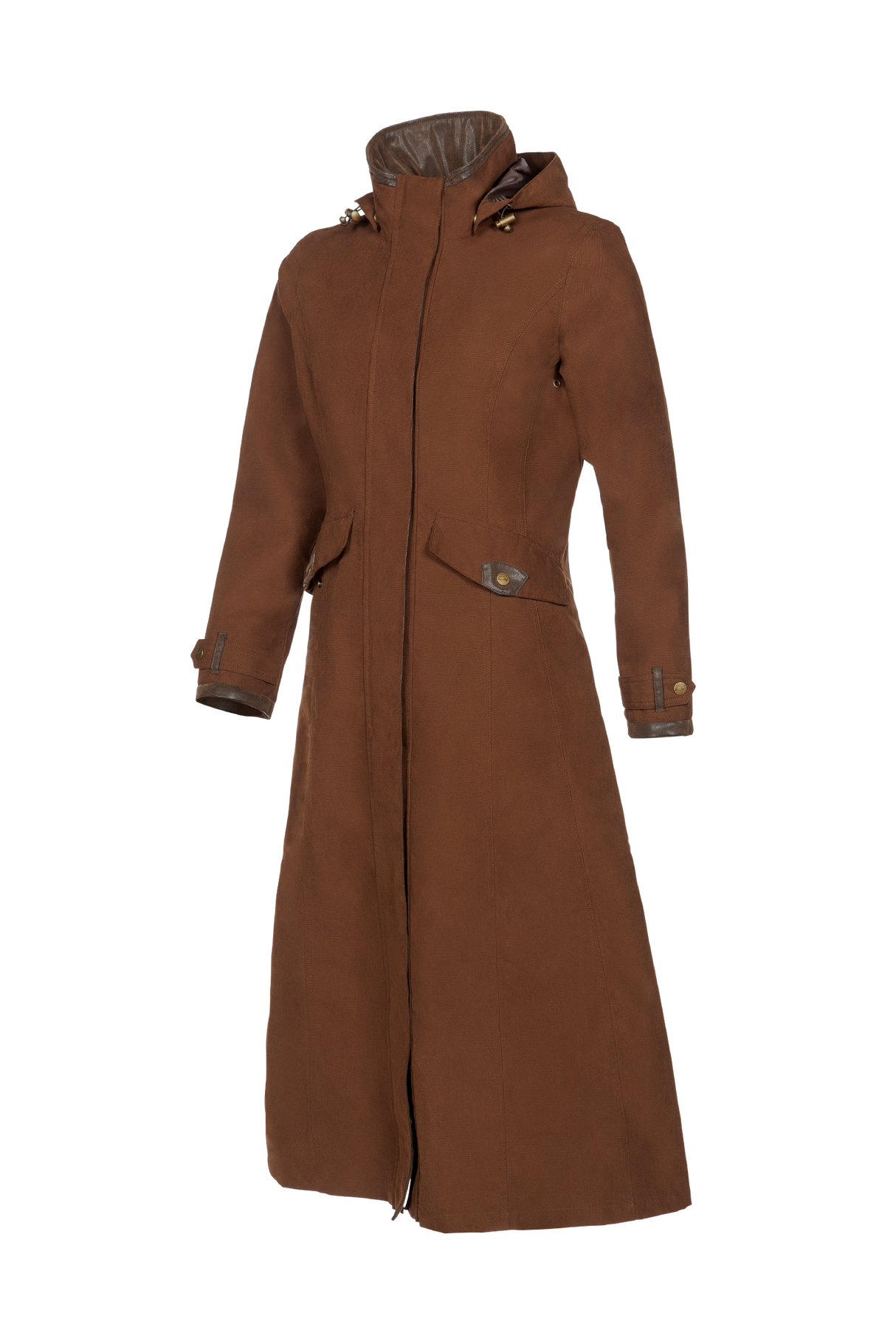 Baleno Kensington Ladies Riding Coat #colour_earth-brown