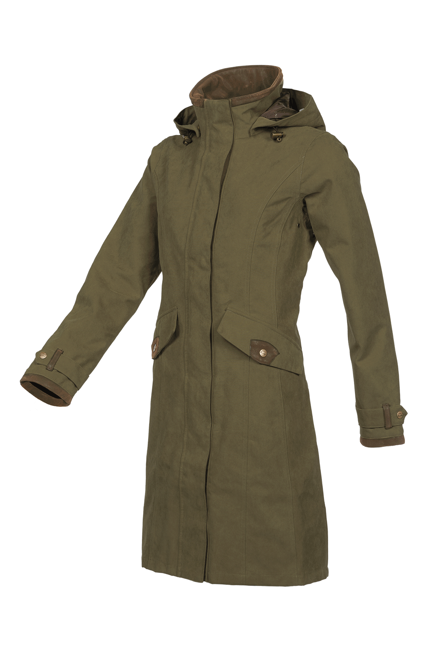 Baleno Chelsea Ladies Country Coat #colour_pine-green