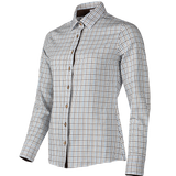 Baleno Nina Ladies Classic Blouse With a Modern Touch #colour_check-sand-blue