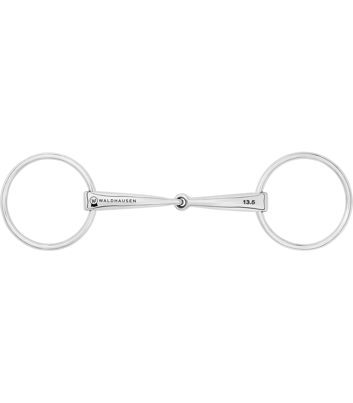 Waldhausen Anatomical Single Jointed Stainless Steel Snaffle Bit