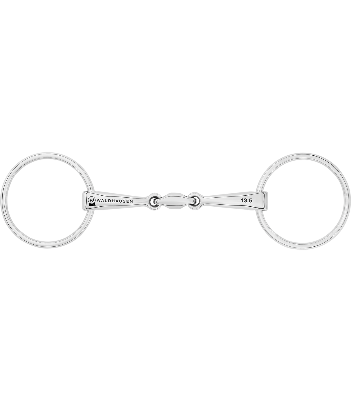 Waldhausen Anatomical Double Jointed Stainless Steel Snaffle Bit