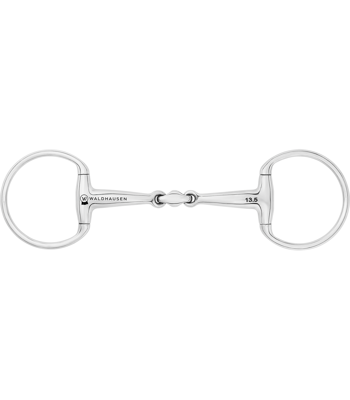 Waldhausen Anatomical Double Jointed Stainless Steel Eggbutt Bit