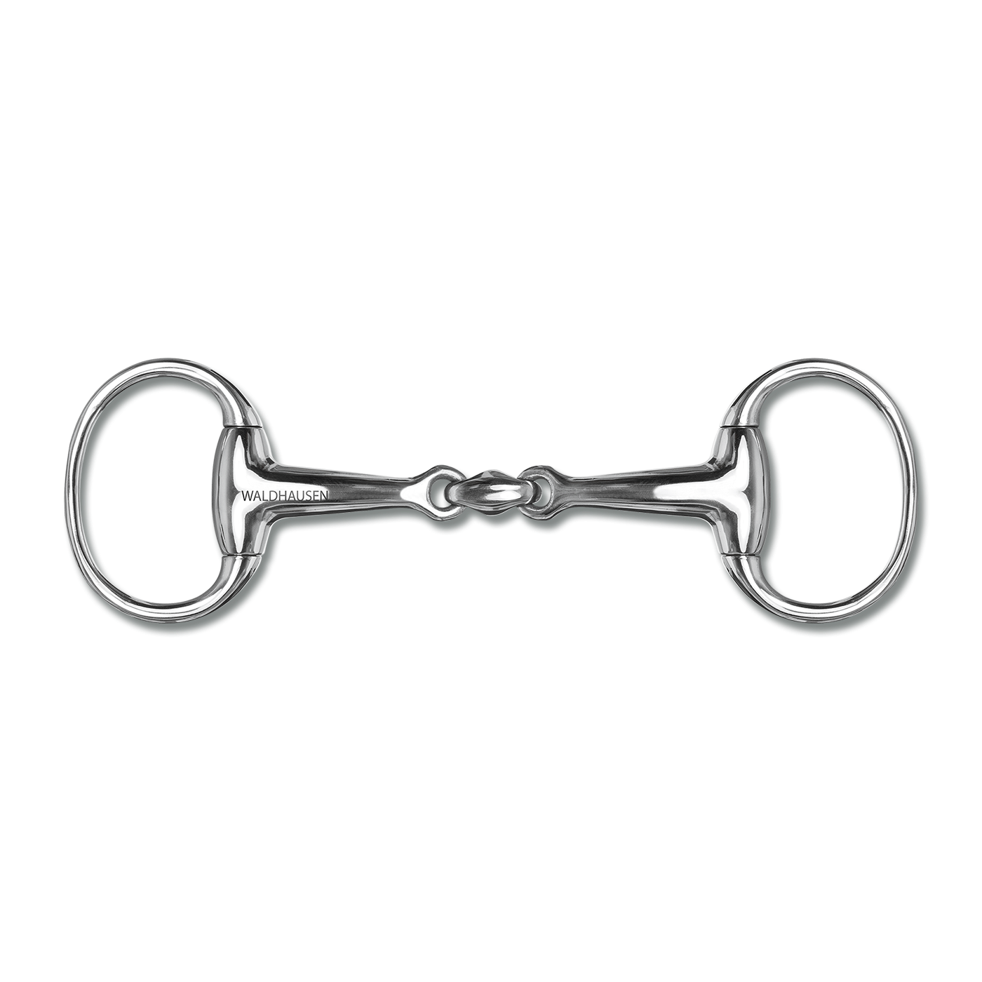 Waldhausen Double Jointed Eggbutt Snaffle Bit