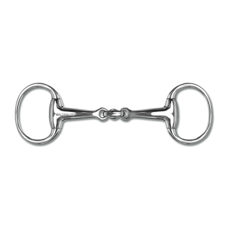 Waldhausen Double Jointed Eggbutt Snaffle Bit