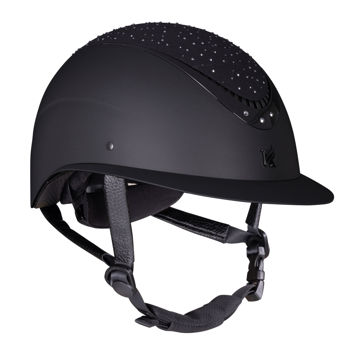 Shires Karben Viola Ellipse Riding Hat #colour_black