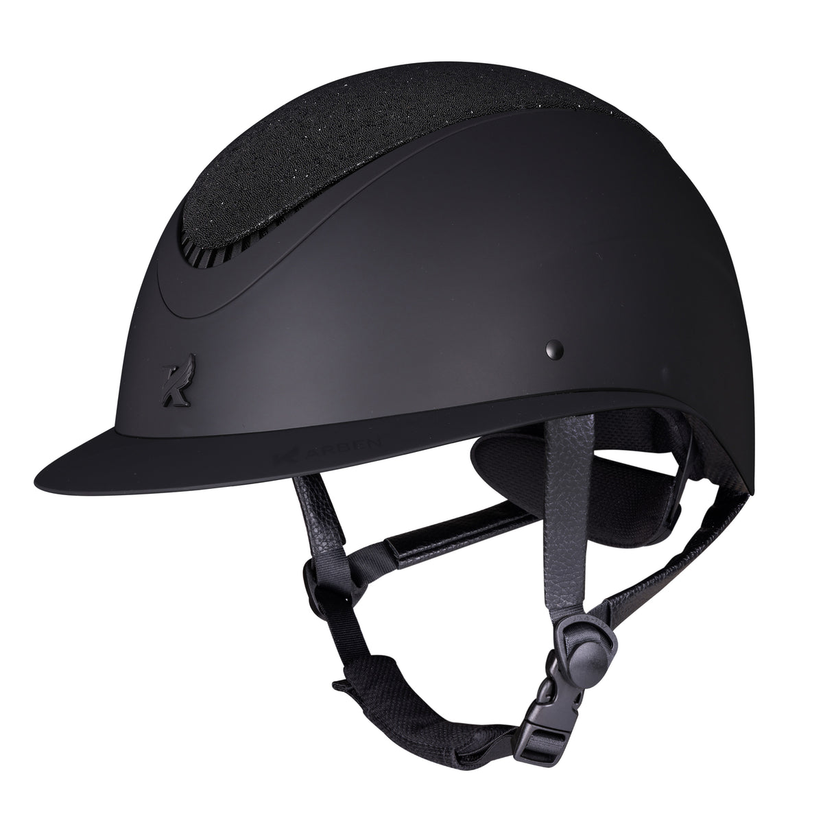 Shires Karben Lia Ellipse Riding Hat #colour_black
