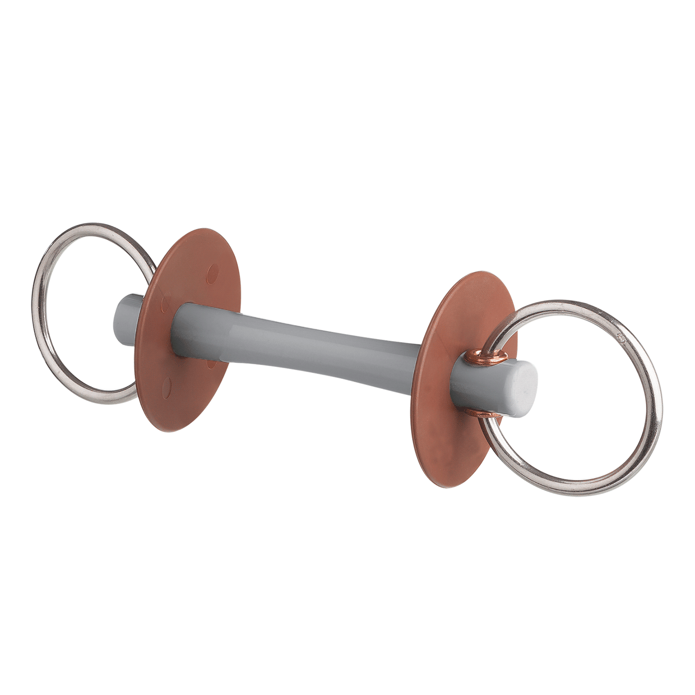 Beris Hard 7.5cm Loose Ring Snaffle Bit with Thin Comfort Bar