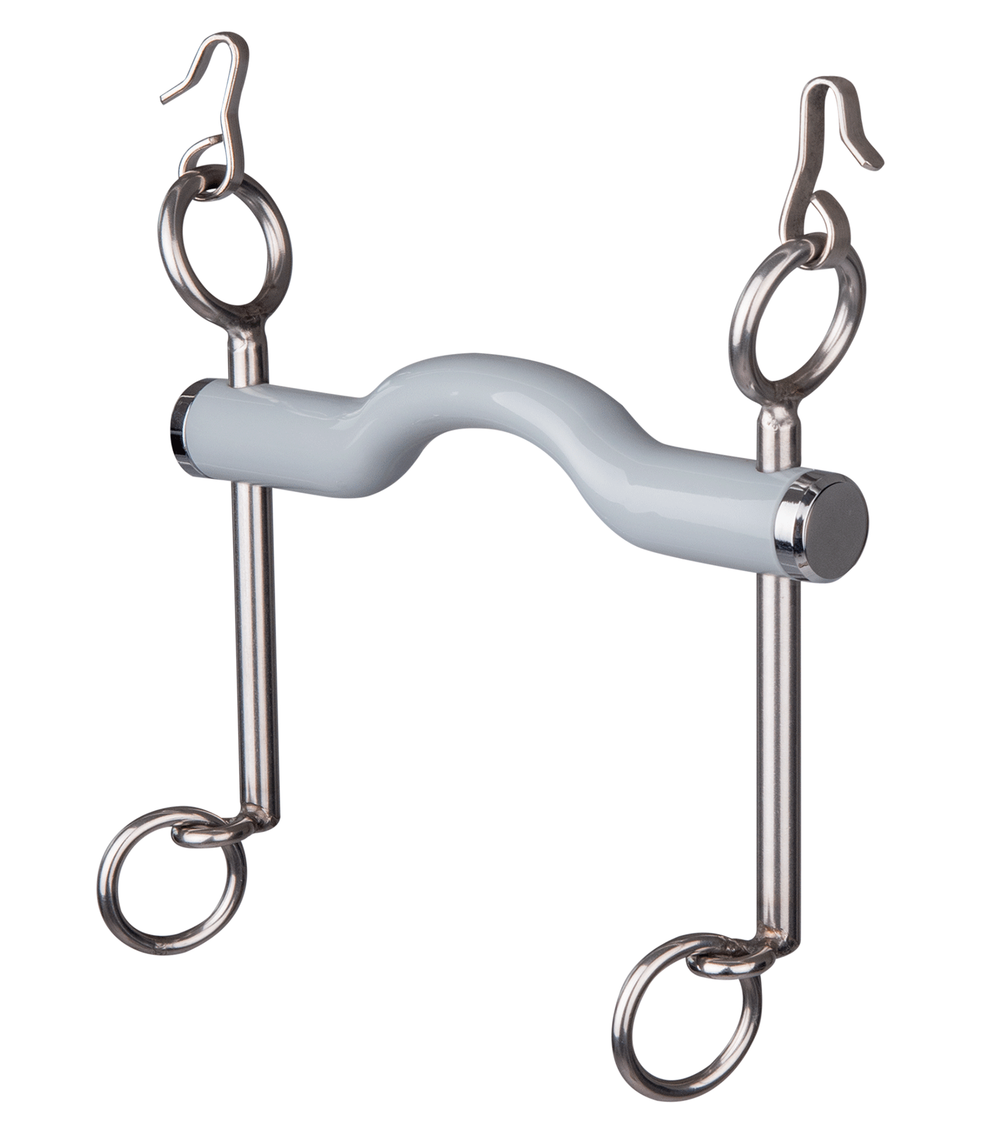 Beris Long Soft Dressage Curb Bit with Tongue Port