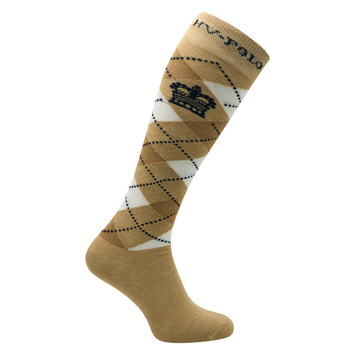 HV Polo Argyle Socks #colour_sand-melange