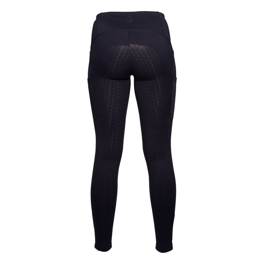 HKM Ladies Silicone Full Seat Riding Leggings -Arezzo- #colour_deep-blue
