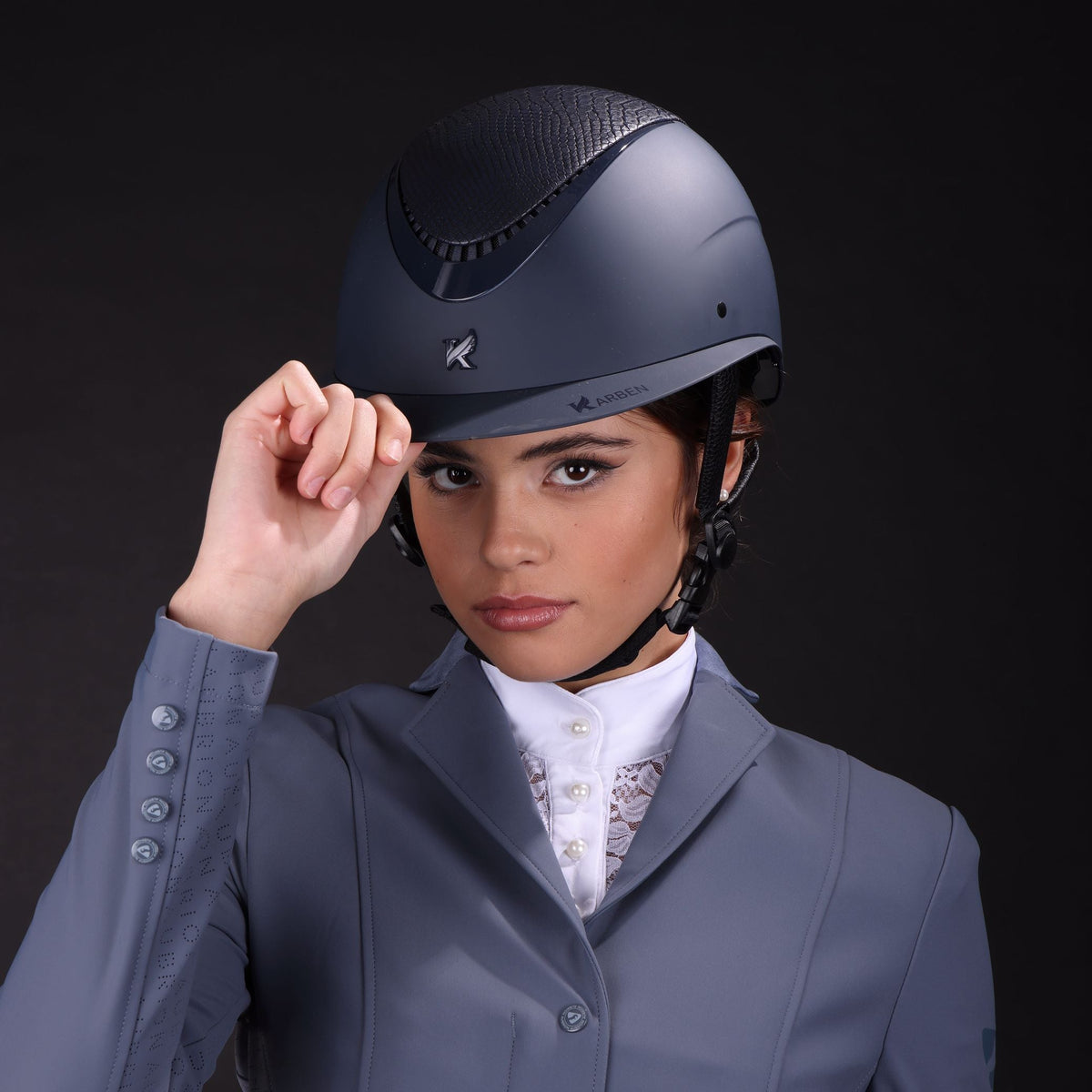 Chapeau d'équitation Shires Karben Lorah Ellipse