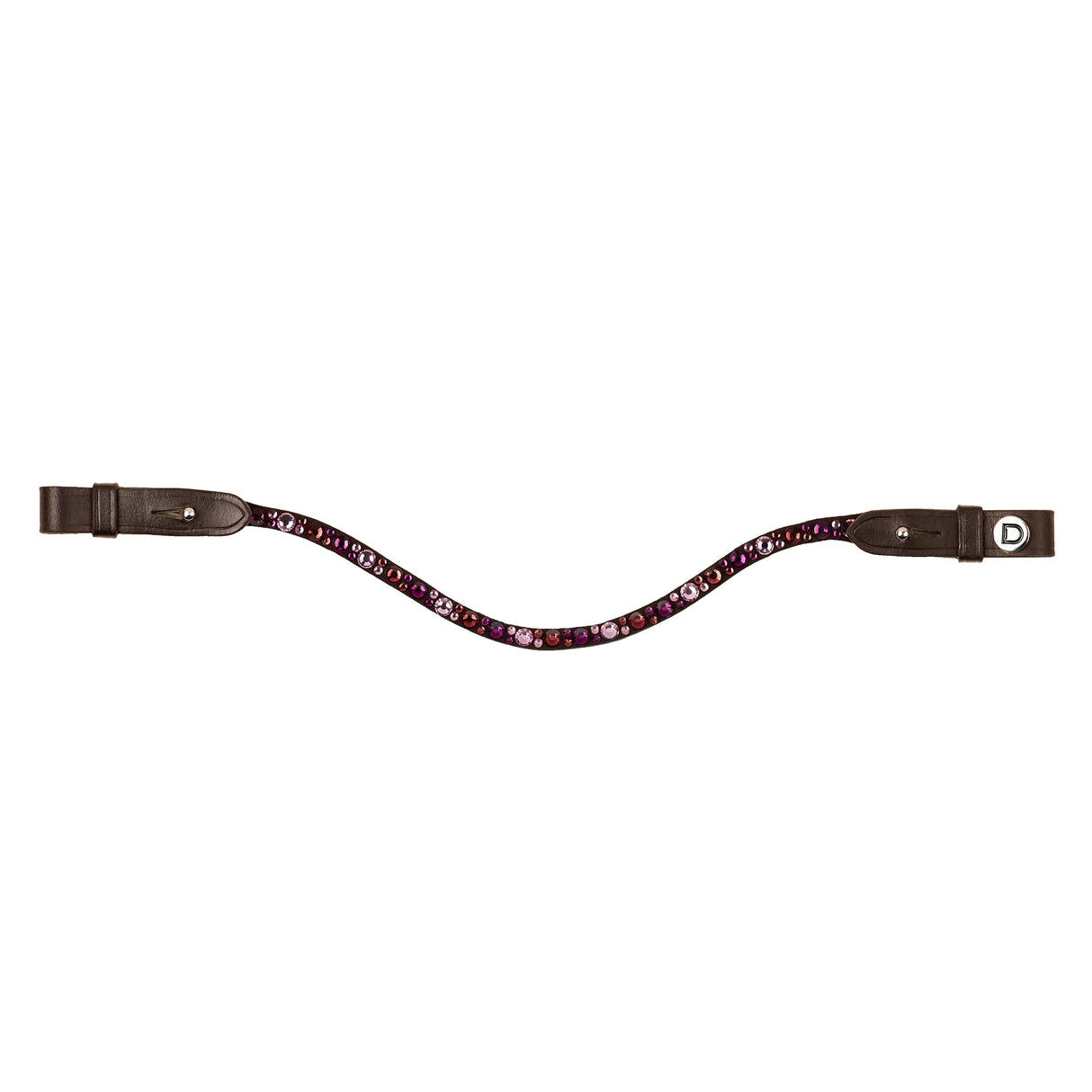 Dublin Ombre Diamante Leather Bridle Browband
