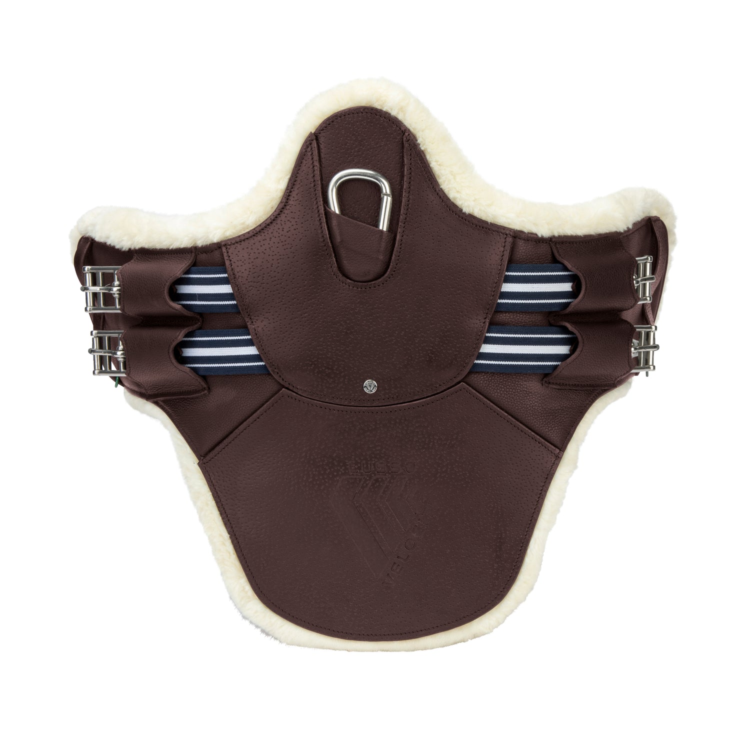 Shires Velociti Lusso Elite Short Stud Girth #colour_havana