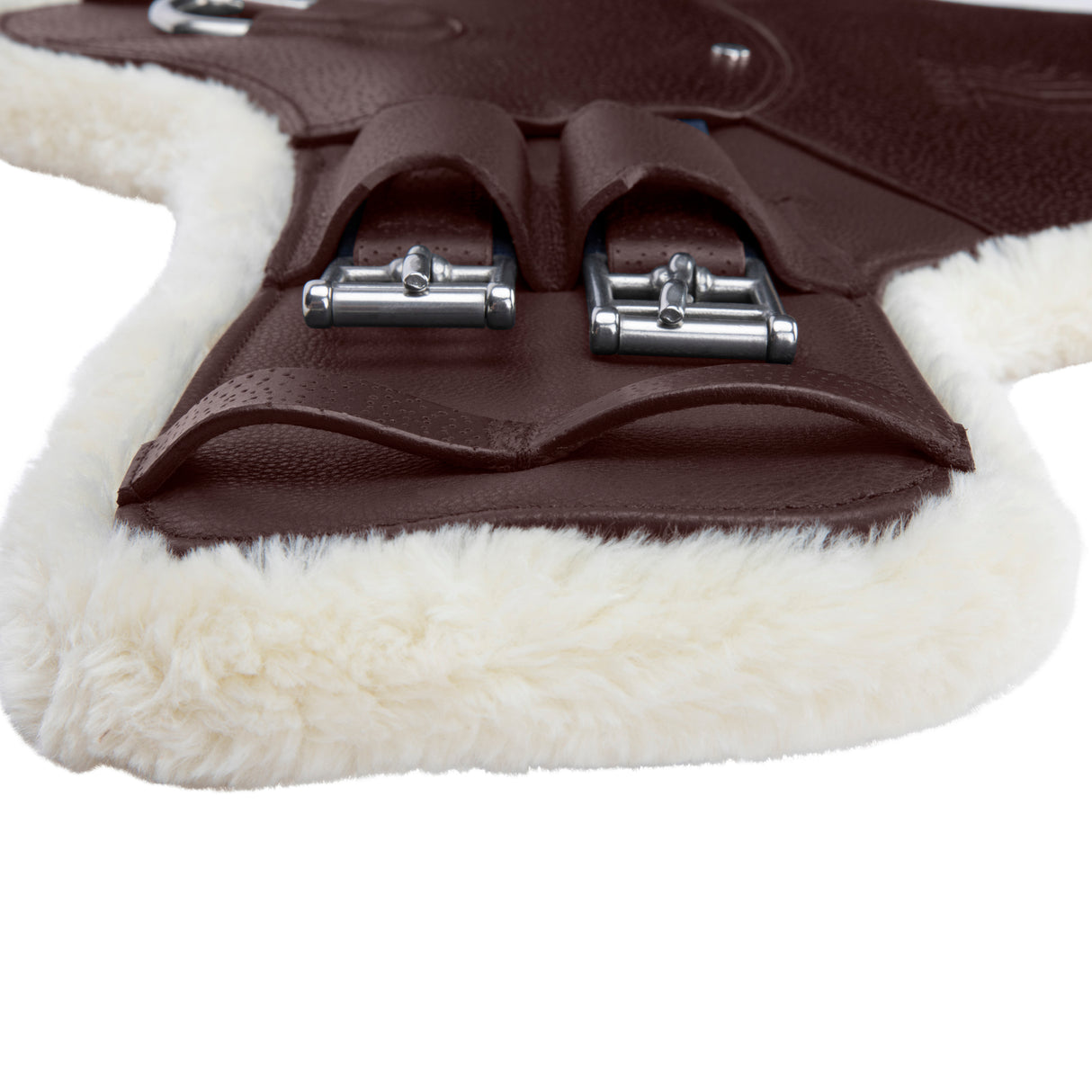 Shires Velociti Lusso Elite Short Stud Girth #colour_havana