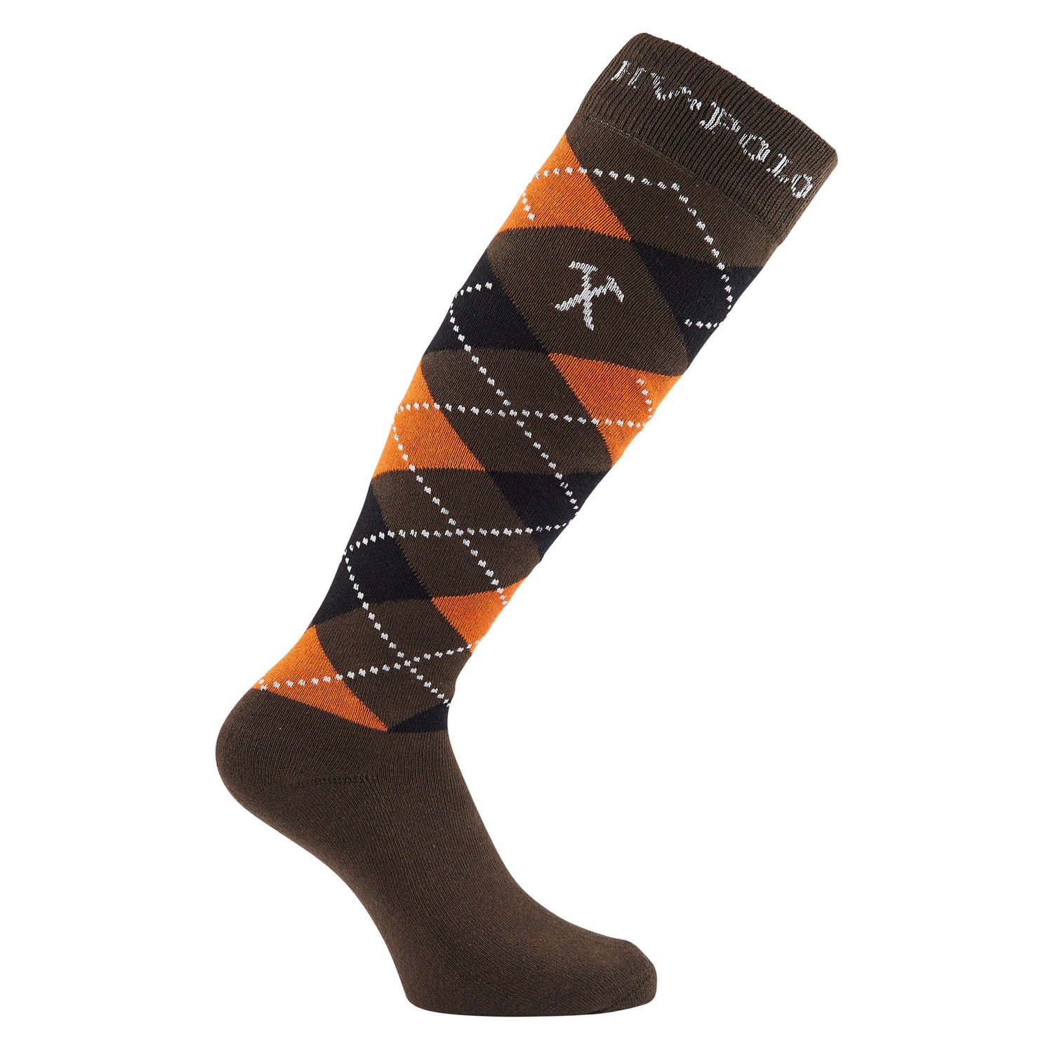 HV Polo Argyle Socks #colour_army-white