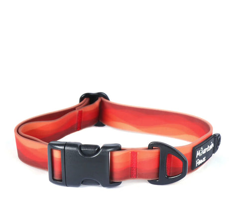 Mountain Paws Waterproof Dog Collar #colour_orange