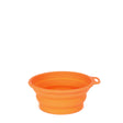 Mountain Paws Collapsible Silicone Dog Bowl #colour_orange