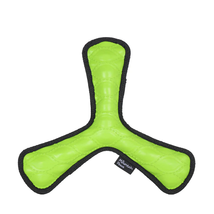Mountain Paws Rubber Throw Dog Toy #colour_green