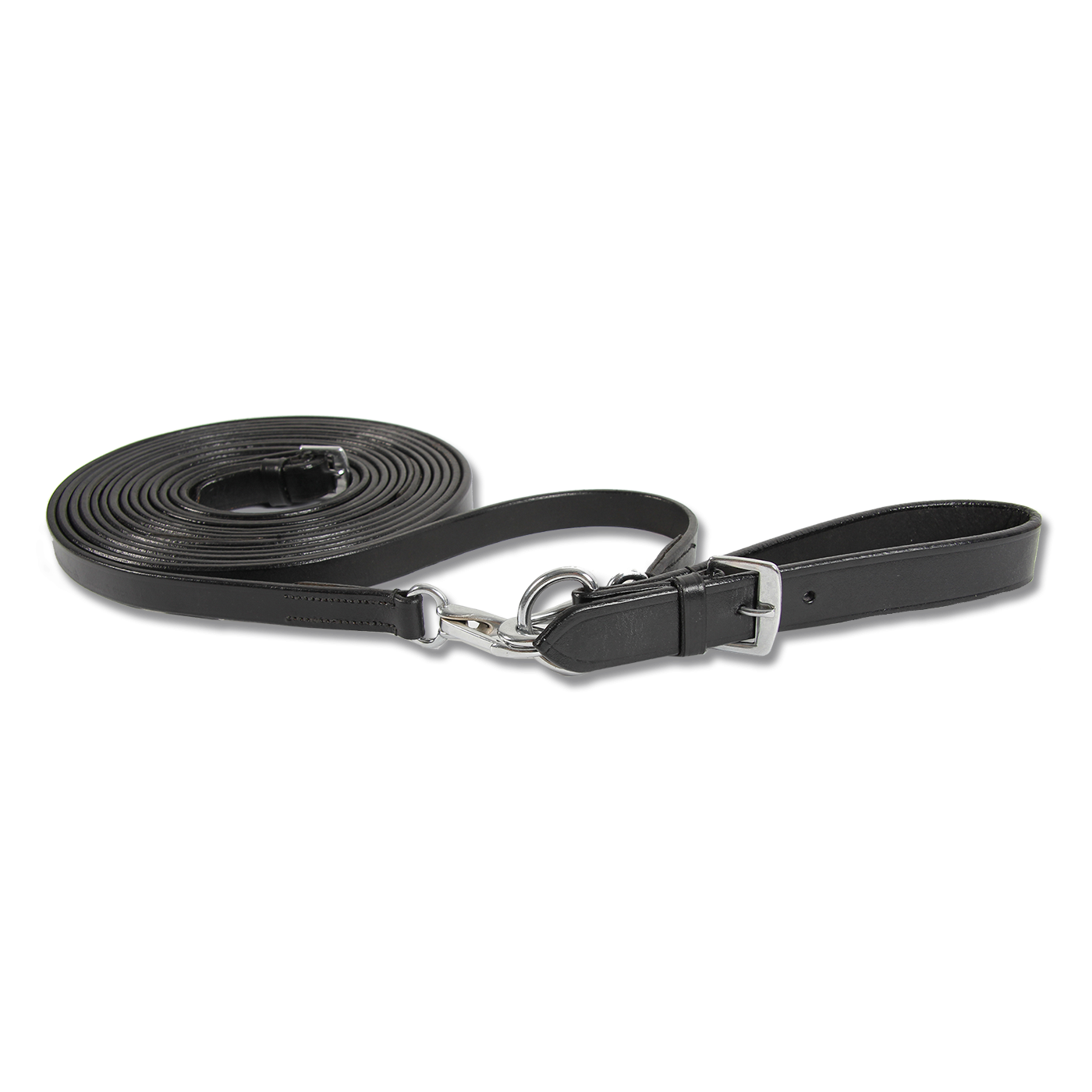 STAR Leather Draw Reins #colour_black